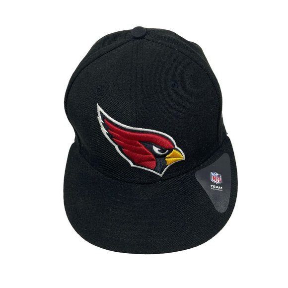 New Era‎ 59Fifty Arizona Cardinals NFL Black Fitted Hat Cap 7 1/4 - Picture 1 of 6